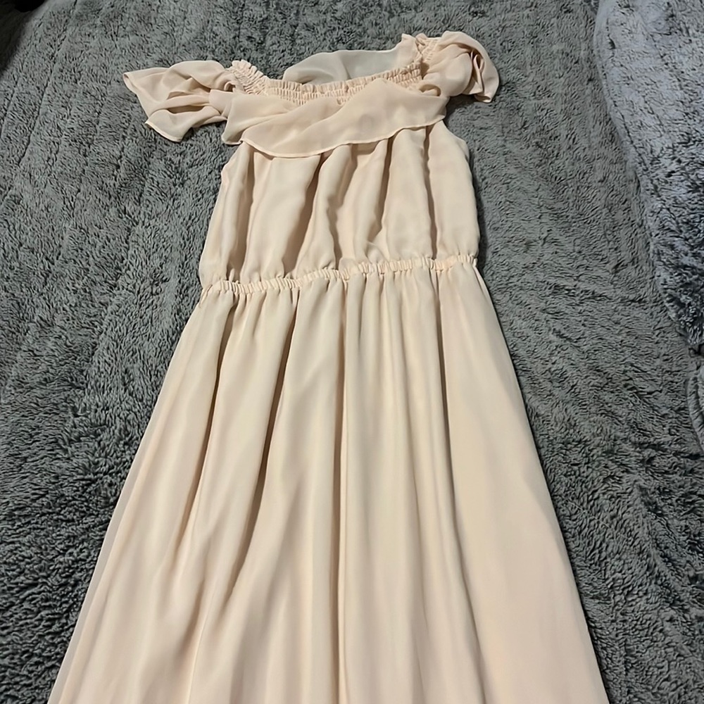 Pink maxi dress size medium
